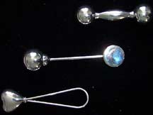 Sterling Silver Baby Rattles